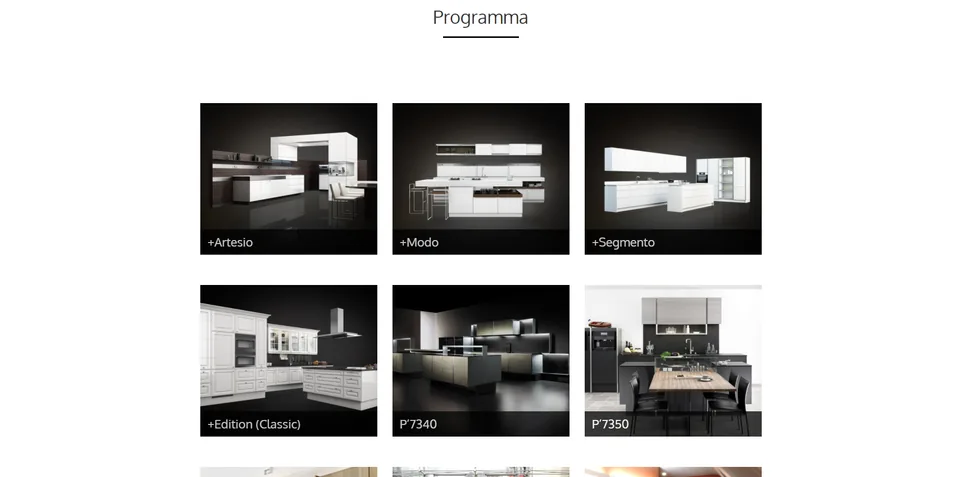 Screenshot of the Poggenpohl Devis project